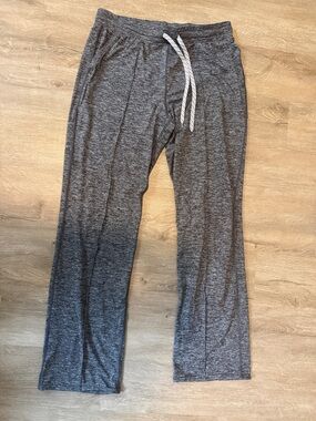 Women's Gray Heather Lounge Joggers with Drawstring Waist